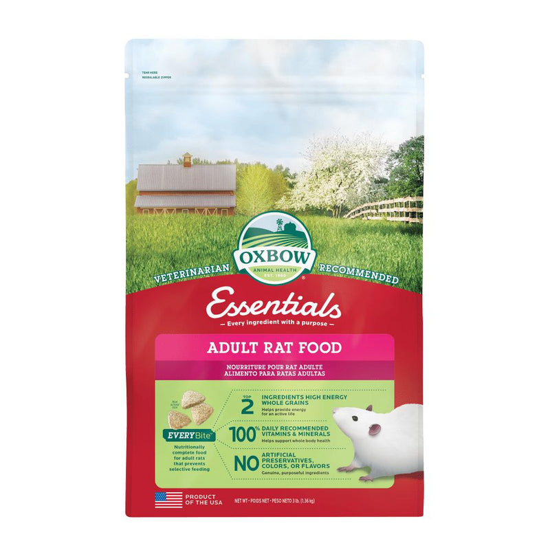 Oxbow Rat Food - 3 Lbs