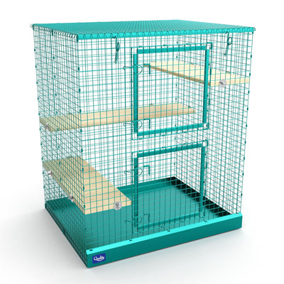 Chinchilla Mansion Chinchilla Cage - Handmade in the USA! Cages Quality Cage Crafters 