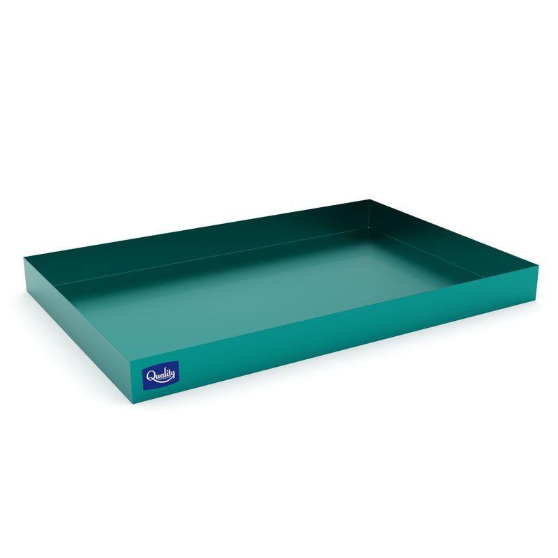 Teal critter nation metal pan